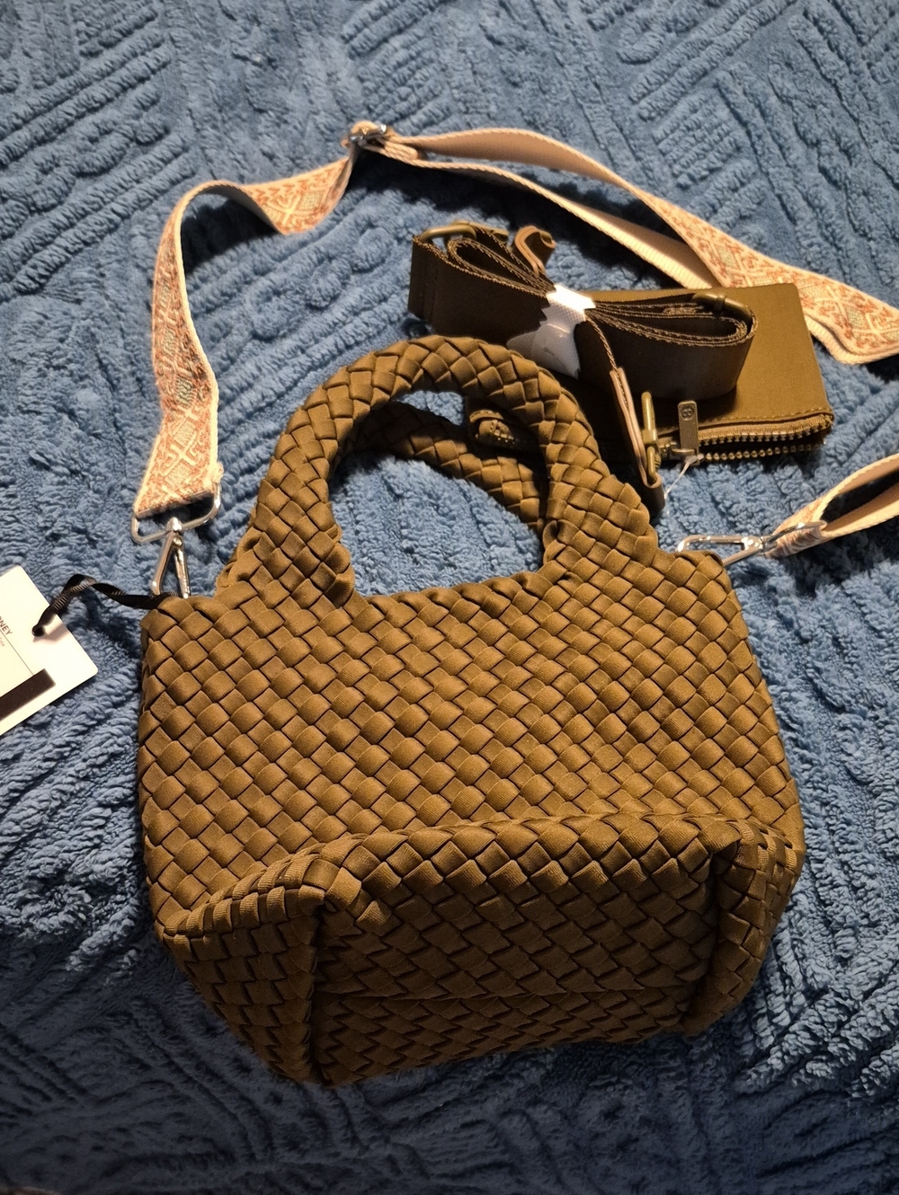 NWT Calia Journey Mini Tote Olive Green